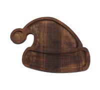 Plateaux pour servir des aliments de Noël, plateau en bois pour sapin de Noël, plat pour servir un dessert festif, plateau à biscuits avec assiette d'arbre de Noël pour fruits, gâteau, festival