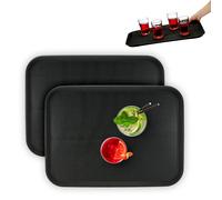 Plateaux Service Support Lot 2 Repose-boissons rectangulaire servir plats