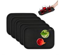 Plateaux Service Support Lot 5 Repose-boissons rectangulaire servir plats