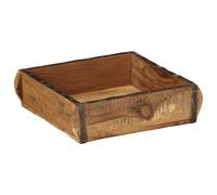 plateaux vidaXL 4 pcs 31x29x10 cm en bois massif récupéré