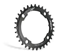 Miche Plateau XM MAXI ONE – 4 branches BCD 104 mm – 36 dents – Noir – Pour Brose