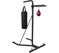 Plateforme avec poire de vitesse et sac de frappe