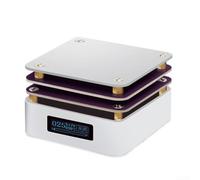 Plateforme chauffante thermostatique réglable de type C 65 W avec protocole PD, plaque à souder compacte en aluminium pour préchauffage des composants Blanc