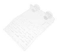 Plateforme D’Escalade pour Tortues, Terrasse Flottante à Ventouse | Plastique, Surface Antidérapante et Rampe Longue, Auge D’alimentation pour Bassin et Aquarium