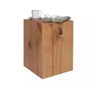 Plateforme d'affichage carrée en bois massif pour décoration de maison ou de bureau