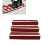 Plateforme de chœur, estrades de chœur Robustes pour salles de Spectacle, Plateformes de chœur Portables à 3 Niveaux, Tabouret pour Salle de Classe et Concert, Banc de scène Commercial, Long