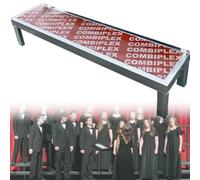 Plateforme de chœur Mobile - Plateforme Robuste, Montage Facile, capacité de Charge élevée pour Les événements, scène Portable, idéale pour Les chœurs et Les Groupes musicaux