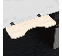 Plateforme de clavier ergonomique pliable avec pince de bureau 90° - Design compact - Accoudoir pour réduire la pression - Idéal pour la maison, le bureau et les jeux vidéo