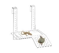 Plateforme De Creuset De Tortue Acrylique - Terrasse Reptile Empilée | Rampe De Dock De Tortue Flottante Acrylique | Plateforme D'escalade D'aquarium Transparent | Expire Au Repos