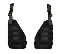 Plateforme de Cuisse Tactique avec Boucle Rotative Détachable | Plateforme de Jambe à Déconnexion Rapide, Adaptée Aux Pochettes de Chargeur MOLLE pour Équipement de Protection