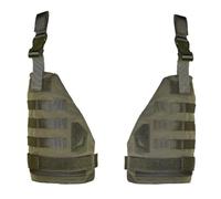 Plateforme de Cuisse Tactique avec Boucle Rotative Détachable | Plateforme de Jambe à Déconnexion Rapide, Adaptée Aux Pochettes de Chargeur MOLLE pour Équipement de Protection