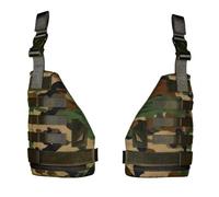 Plateforme de Cuisse Tactique avec Boucle Rotative Détachable | Plateforme de Jambe à Déconnexion Rapide, Adaptée Aux Pochettes de Chargeur MOLLE pour Équipement de Protection