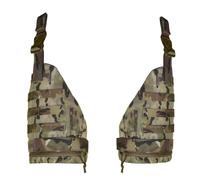 Plateforme de Cuisse Tactique avec Boucle Rotative Détachable | Plateforme de Jambe à Déconnexion Rapide, Adaptée Aux Pochettes de Chargeur MOLLE pour Équipement de Protection