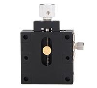 Plateforme de déplacement manuel pour l’axe X à étage linéaire, table coulissante à alimentation par vis avec échelle, guide en queue d’aronde pour instruments optiques et disposit (40X40mm)