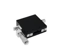 Plateforme de déplacement micrométrique à rail de guidage linéaire optique manuel CNC axe X, table coulissante, platine coulissante de précision LGX40/LX40 (40 mm à gauche, guidage à rouleaux croisé