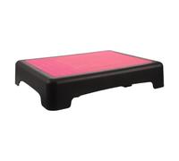 Plateforme de Dressage pour Chiens Sécurisée Rose en Plastique pour Chiots | Surface Antidérapante, Usage Intérieur et Jardin, Équipement Portable pour Petites Races