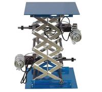 Plateforme de levage électrique 250 x 250 mm, hauteur réglable 30 kg/25 kg, support en oxyde d'aluminium pour laboratoire et utilisation industrielle, design à quatre couches