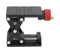 Plateforme De Levage Manuel, Support Laboratoire En Alliage D'aluminium, Hauteur 55mm, Charge 10kg - Précision Élevée, Structure Stable, Pour Expériences Physico - chimiques