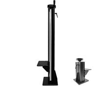 Plateforme de levage manuelle, plate-forme de levage d'expérimentation optique avec table coulissante, hauteur réglable, capacité de charge de 50 kg, alliage d'aluminium, utilisation en laboratoire