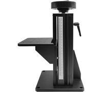 Plateforme de levage manuelle pour colonne de l'axe Z, vis de type T réglable, capacité de charge 50 kg, espacement fixe des trous 150 × 150 mm, échelle claire, idéale pour une utilisation en