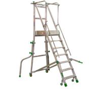Plateforme de magasinage aluminium 14 marches 150 kg - 835007663