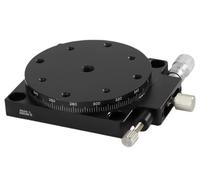 Plateforme de micromètre optique rotatif à glissière réglable à 360° RS60-L, R 60 mm