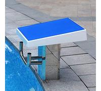 Plateforme de plongée en acier inoxydable, bloc de démarrage incliné à 15° avec surface antidérapante, parfait pour les piscines, installation directe facile pour la plongée de compétition