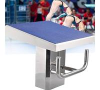 Plateforme de Plongeon Robuste en Acier Inoxydable avec poignées pour mouvements inversés, Plateforme de Plongeon de première Classe pour nageurs, Capable de Supporter jusqu'à 250 kg, est Le