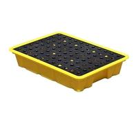 Plateforme de Protection Anti-déversement Robuste, Palette à caillebotis Industrielle, adaptée à l'empilage de fûts et à Une Utilisation en Laboratoire, Conception hautement Efficace et rési