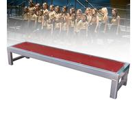 Plateforme de réhausseur de chœur portable, escalier de chorale à 3 niveaux de 20 cm de haut, support de conférence de musique, pupitre de parole, podium photo de groupe, scène pliable