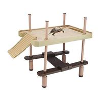 Plateforme de Repos pour Reptiles Aquarium Tortue Jetée de Salamandre Décoration Accessoires pour Aquariums Plateforme de Levage Flottante pour Tortues Grenouilles Tritons salamandres