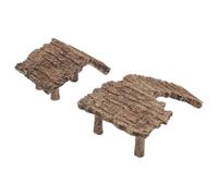 Plateforme de Repos pour Tortues 2 Pièces en Résine | Terrarium ou Aquarium, Usage Décoratif, Repos , Convient Caméléons
