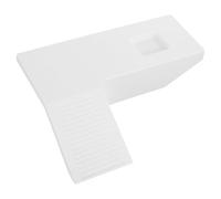 Plateforme de Repos Tortue avec Rampe pour Aquarium et Lampe | ABS Blanc, Surface Texturée Réaliste, Construction Robuste, pour Amphibiens et Tortues, Décoration Naturelle
