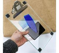 Plateforme de revêtement en verre pour laboratoire, préparateur de film humide, idéale pour la préparation de films humides, l'analyse de peinture et les tests de laboratoire associés.(300x480mm)