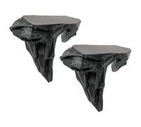 Plateforme de roche d'aquarium pour mur en verre, étagère montée en PETG, décoration pour crevettes, animaux de compagnie