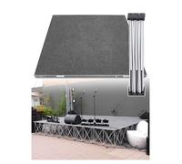Plateforme de scène compacte et pliable, kit de pont de performance modulaire, élévateur de scène connectable pour événements et divertissements - Portable, léger, facile à assembler