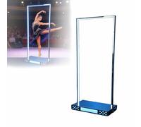 Plateforme de scène modulaire, éclairage de fête et DJ sur Pied, Bar de scène Portable à Surface LED Lumineuse, lampadaire d'angle à lumière d'ambiance Variable pour Mariages, Halloween(A)