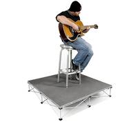 Plateforme de scène modulaire et Pliable pour chœurs - Système connectable pour Spectacles, idéal pour Les écoles, auditoriums, Restaurants, Bars et événements, Installation et Transport fac