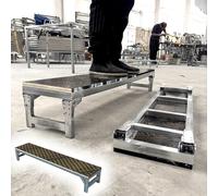 Plateforme de Scène Petits Marchepieds Portables pour Scène de Mariage, Élévateurs de Scène Pliables pour Chœur, Banc-marchepied de 30/40/60 cm de Hauteur pour Concerts(30cm(11 3/4"))