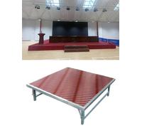 Plateforme de scène Portable for Batterie, scène Pliable for événements, Plate-Forme de Performance for extérieur et intérieur, Support de scène Robuste for caméra(128x100x20cm/50.4x39.4x8in)