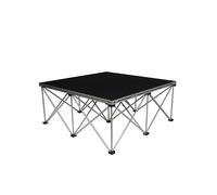 Plateforme de scène Portable - Kit modulaire Pliable et antidérapant avec Estrade, Support de scène détachable for Spectacles de Mariage(122x122x80cm)