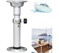 Plateforme de table de bateau réglable, alliage d'aluminium durable, plage de hauteur de 19,7 à 28 pouces