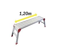 Plateforme de travail 1m20 pliante en aluminium PL120