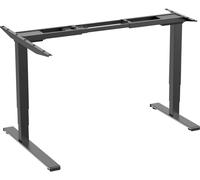 Plateforme de travail assis/debout SpeaKa Professional SP-9414652 Plage daltitude: 62 à 1.28 m (l x P) 170 cm x 90 cm noir réglage électrique en hauteur