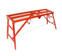Plateforme de travail d'échafaudage en fer robuste de 150 x 40 cm, pied rond, tabouret épais pour décoration d'intérieur, articles de levage, peinture murale, ingénierie, capacité de 150 kg