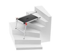 Plateforme de travail - HAILO - TP2 Pro - aluminium - réglable télescopique - profondeur 126 cm - 150 kg