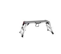 Plateforme de travail pliable, capacité charge 660 lb, tabouret en aluminium for cloisons sèches, échelle, banc avec pieds antidérapants for le lavage des véhicules Échafaudage Pliant Portatif