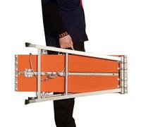 Plateforme de travail pliable en aluminium - Marchepied robuste, surface antidérapante et coussinets pour le lavage, la décoration et l'entretien du véhicule - Supporte jusqu'à 226,8 kg