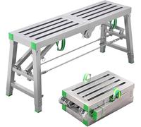 Plateforme de travail pliable multifonction portable avec hauteur réglable et haute capacité de charge