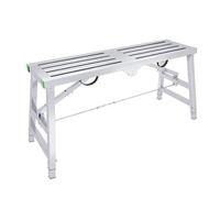 Plateforme de travail pliable, tabouret d'échafaudage galvanisé pour usage domestique, peinture murale et articles de levage, design portable et robuste, idéal pour les projets de décoration et
